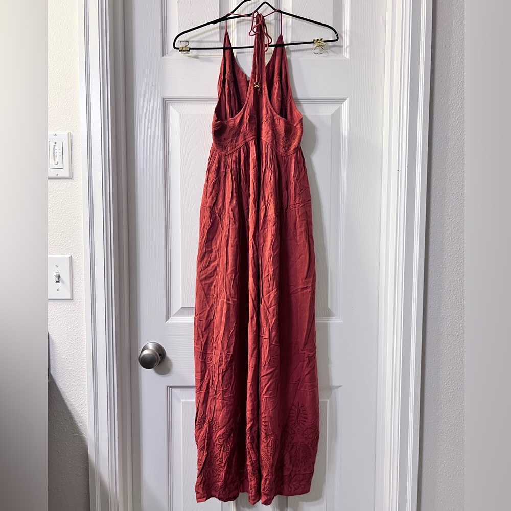 ⭐️Free People Embroidered Elaine Maxi Slip/Dress - Picture 6 of 10
